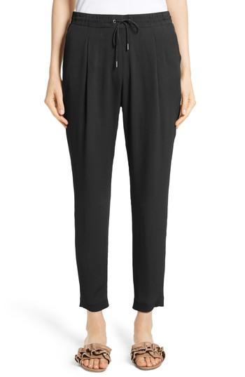 Women's Fabiana Filippi Crop Drawstring Pants Us / 38 It - Black