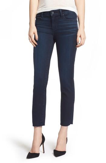 Women's Paige Transcend Vintage - Skyline Crop Skinny Jeans - Blue