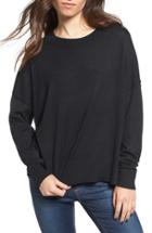 Women's Bp. Drop Shoulder Pullover Sweater, Size - Black