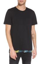 Men's The Rail Contrast Mesh Layered T-shirt - Black