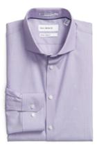 Men's Calibrate Extra Trim Fit Stretch No-iron Dress Shirt .5 - 32/33 - Purple
