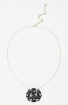 Women's Moon And Lola Medium Oval Personalized Monogram Pendant Necklace (nordstrom Exclusive)