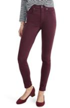 Women's Madewell 10-inch High Waist Skinny Sateen Jeans