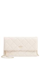 Kate Spade New York Emerson Place - Brennan Quilted Leather - Ivory