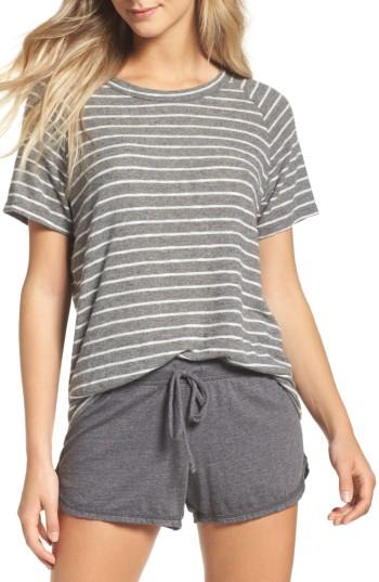 Women's Michael Lauren Joy Raglan Tee - Grey