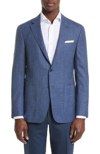 Men's Canali Kei Classic Fit Wool Blend Blazer