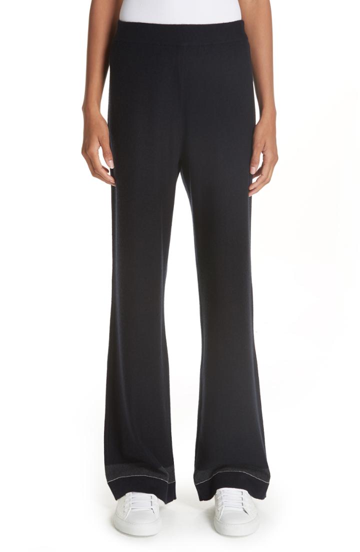 Women's Fabiana Filippi Cashmere Wide Leg Pants Us / 38 It - Blue