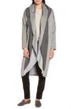 Women's Sosken Brandy Stone Grey Duster Coat - Grey