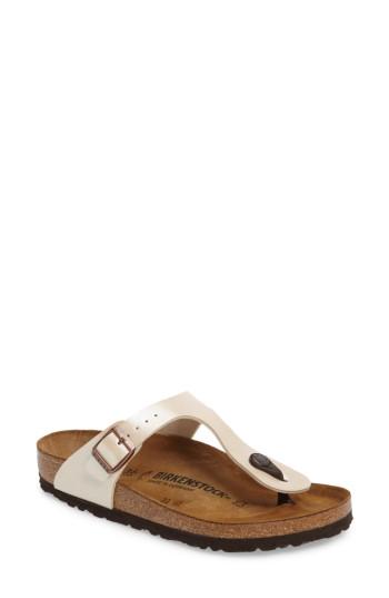 Women's Birkenstock Gizeh Birko-flor(tm) Thong -7.5us / 38eu D - White