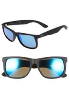Men's Ray-ban 54mm Sunglasses - Black/ Green Mirror Blue