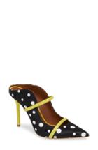 Women's Malone Souliers By Roy Luwolt Maureen Dot Double Band Mule Us / 38.5eu - Black