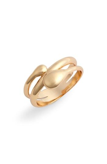 Women's Halogen Molten Coil Ring