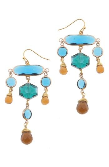 Women's Nakamol Design Crystal Statement Earrings