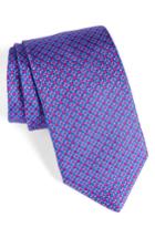Men's David Donahue Neat Silk Tie, Size - Pink