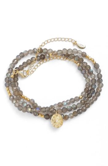 Women's Collections By Joya Triple Wrap Bead Bracelet