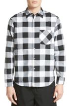 Men's Rag & Bone Beach Trim Fit Large Check Sport Shirt