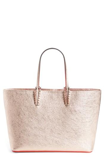 Christian Louboutin Cabata Calfskin Leather Tote - Metallic