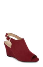 Women's Athena Alexander Sydra Wedge Sandal .5 M - Burgundy