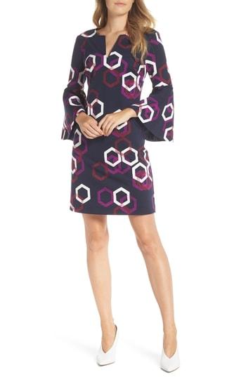 Women's Trina Trina Turk Pali Hexagon Dress - Blue