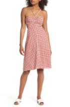 Women's First Monday Gingham Bandeau Dress - Red