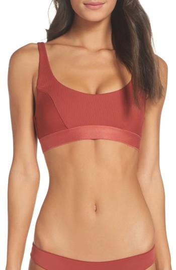 Women's Boys + Arrows Dizzy Izzy Bikini Top - Red