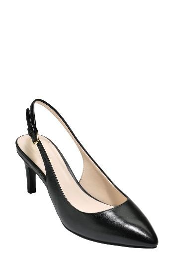 Women's Cole Haan Medora Slingback Pump M - Black