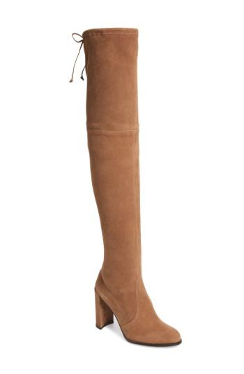 Women's Stuart Weitzman Hiline Over The Knee Boot .5 M - Brown