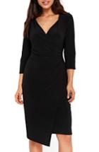 Women's Wallis Ity Wrap Dress Us / 8 Uk - Black