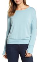 Women's Caslon Off-duty Drop Shoulder Sweatshirt - Blue