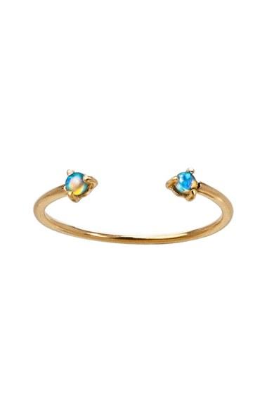 Women's Wwake Counting Collection - Two Step Opal Diamond Ring