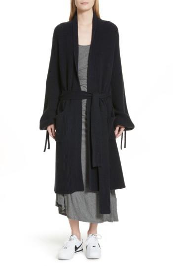 Women's A.l.c. James Merino Wool Blend Cardigan - Blue