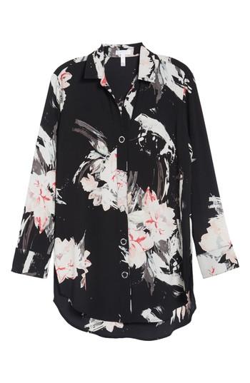 Women's Leith Snap Front Tunic, Size - Black