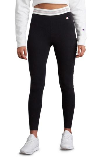 Women's Champion High Waist Tights - Black