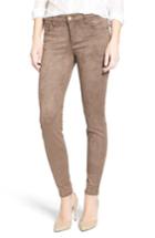 Women's Kut From The Kloth Mia Faux Suede Skinny Jeans - Brown