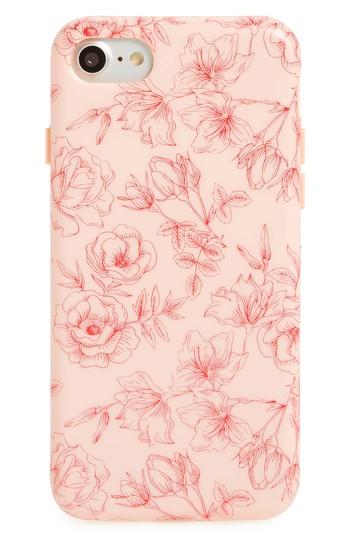 Velvet Caviar Floral Chrome Iphone 7/8 Case - Pink