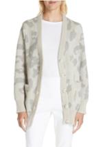 Women's Rag & Bone Leopard Print Cardigan, Size - Ivory