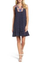 Women's Thml Embroidered Shift Dress - Blue