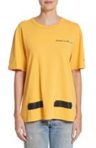 Women's Off-white X Champion Tee, Size - Blue