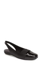 Women's Trotters 'sarina' Slingback Flat .5 W - Black