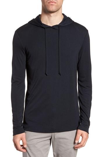 Men's Theorty Easy Slim Velocity Hoodie - Black