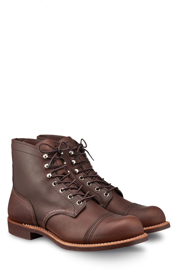 Men's Red Wing 'iron Ranger' 6 Inch Boot .5 Ee - Brown