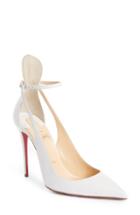 Women's Christian Louboutin Mascara Pump Us / 35eu - White