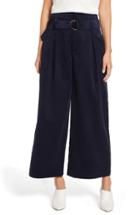 Women's 1.state Belted Wide Leg Corduroy Pants (similar To 16w) - Blue