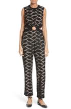 Women's Self-portrait Cutwork Jumpsuit
