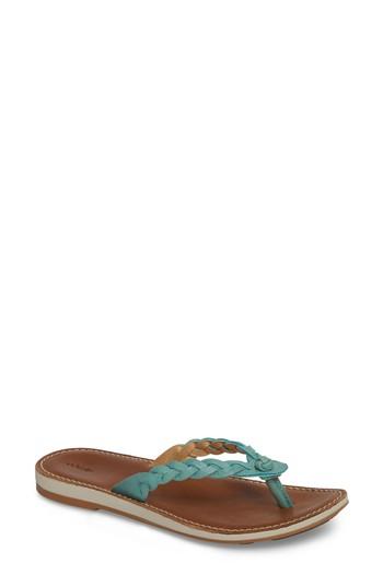 Women's Olukai Kahiko Flip-flop M - Green