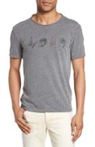 Men's John Varvatos Star Usa Love In Sign Language Graphic T-shirt - Grey