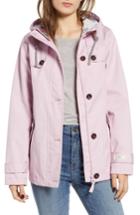 Women's Joules Right As Rain Waterproof Hooded Jacket - Purple