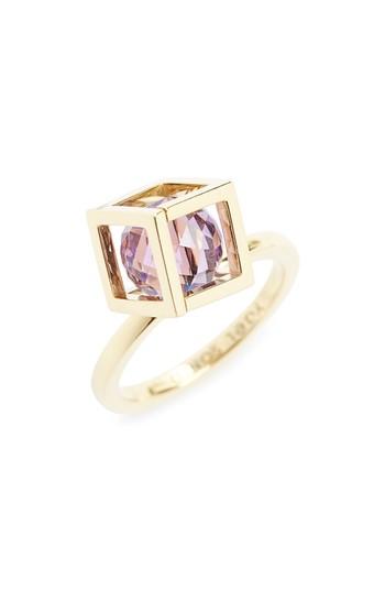 Women's Yael Sonia Rotated Solo Amethyst Ring