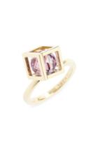 Women's Yael Sonia Rotated Solo Amethyst Ring