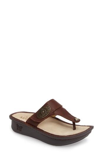 Women's Alegria 'carina' Sandal -8.5us / 38eu - Brown
